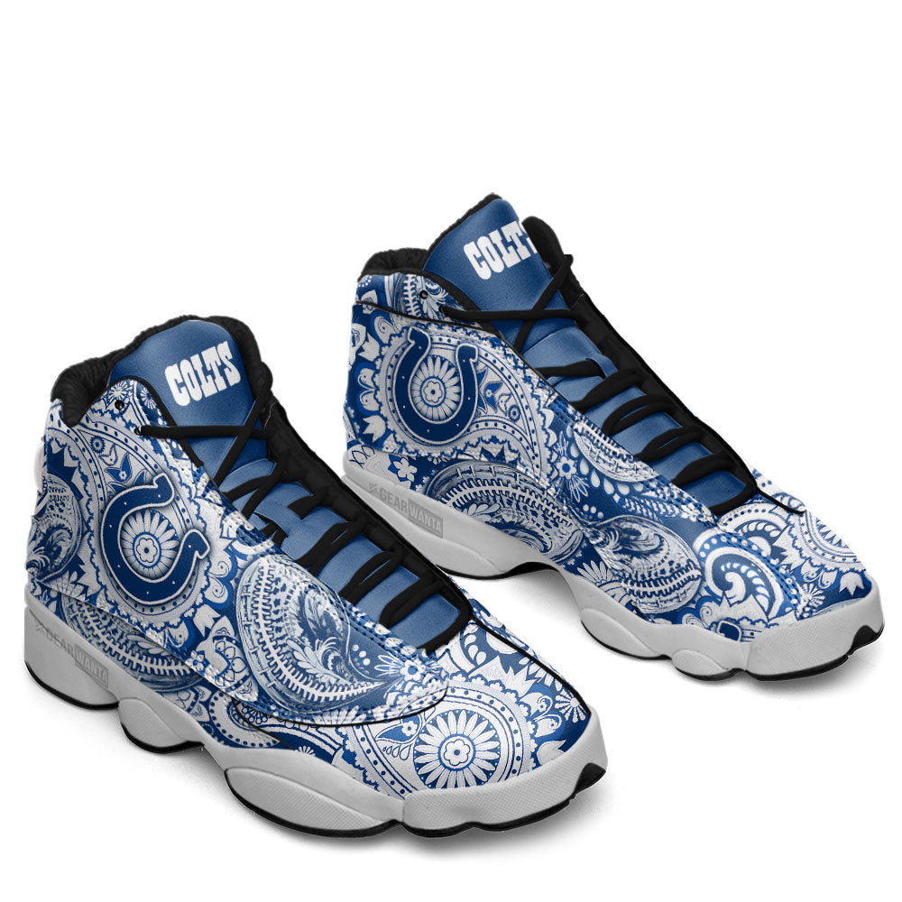 Indianapolis Colts J13 Sneakers Custom Shoes-Gear Wanta