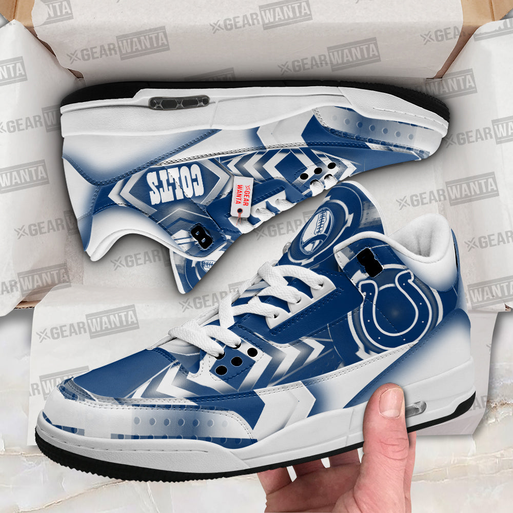 Indianapolis Colts J3 Sneakers Custom Shoes-Gear Wanta