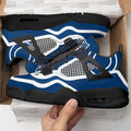 Indianapolis Colts Aj4 Sneakers Custom Shoes-Gear Wanta