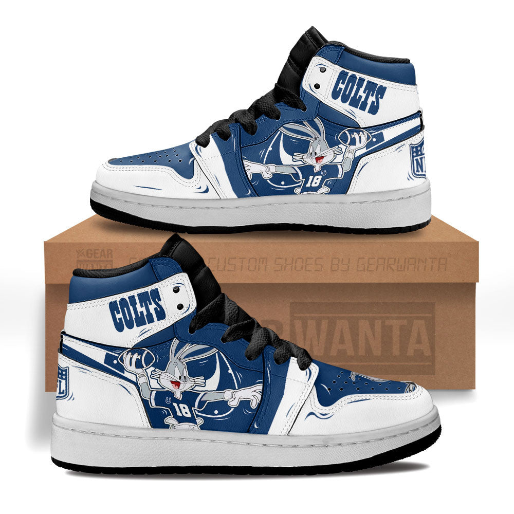 Indianapolis Colts Kid Sneakers Custom-Gear Wanta