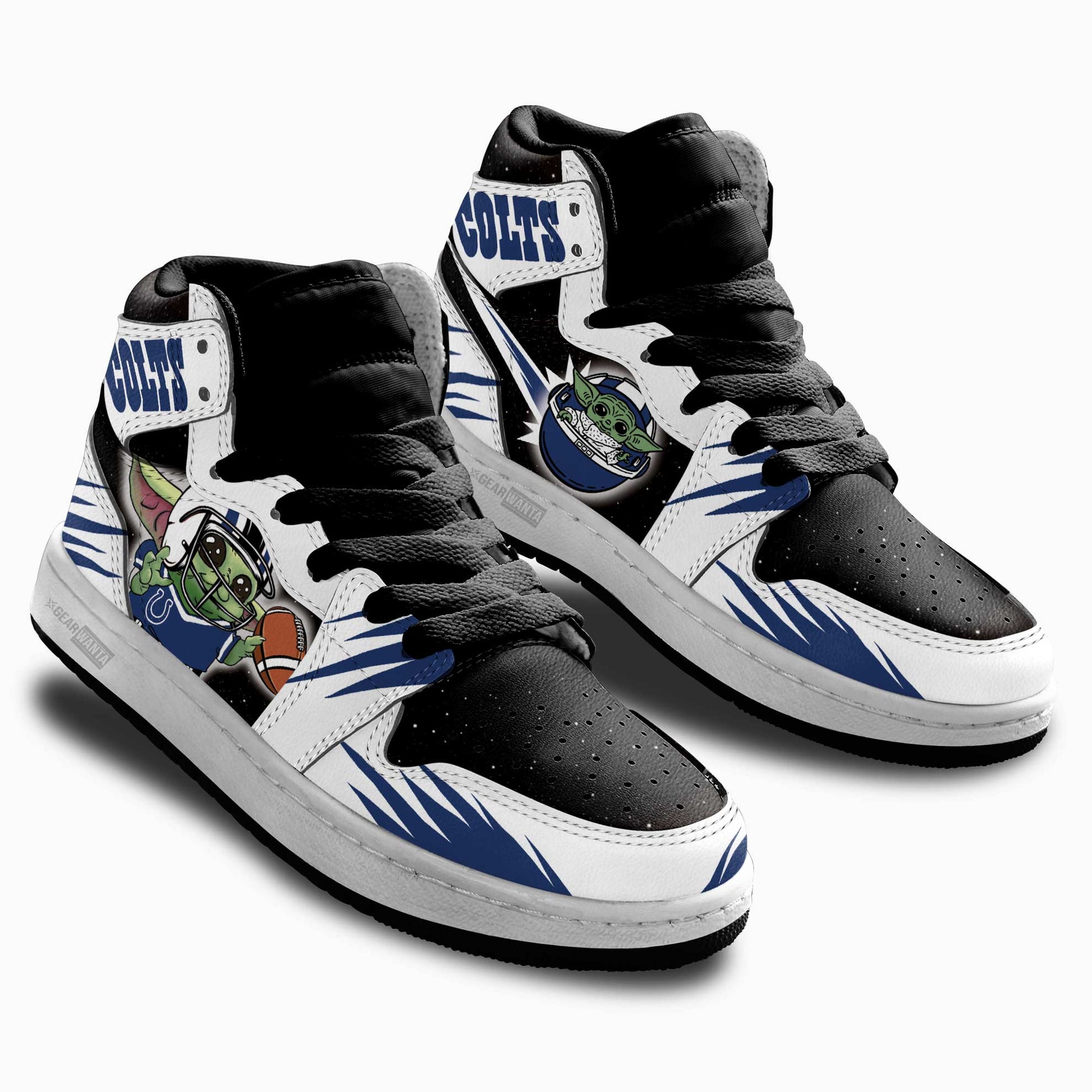 Indianapolis Colts Kid Sneakers Custom For Kids-Gear Wanta