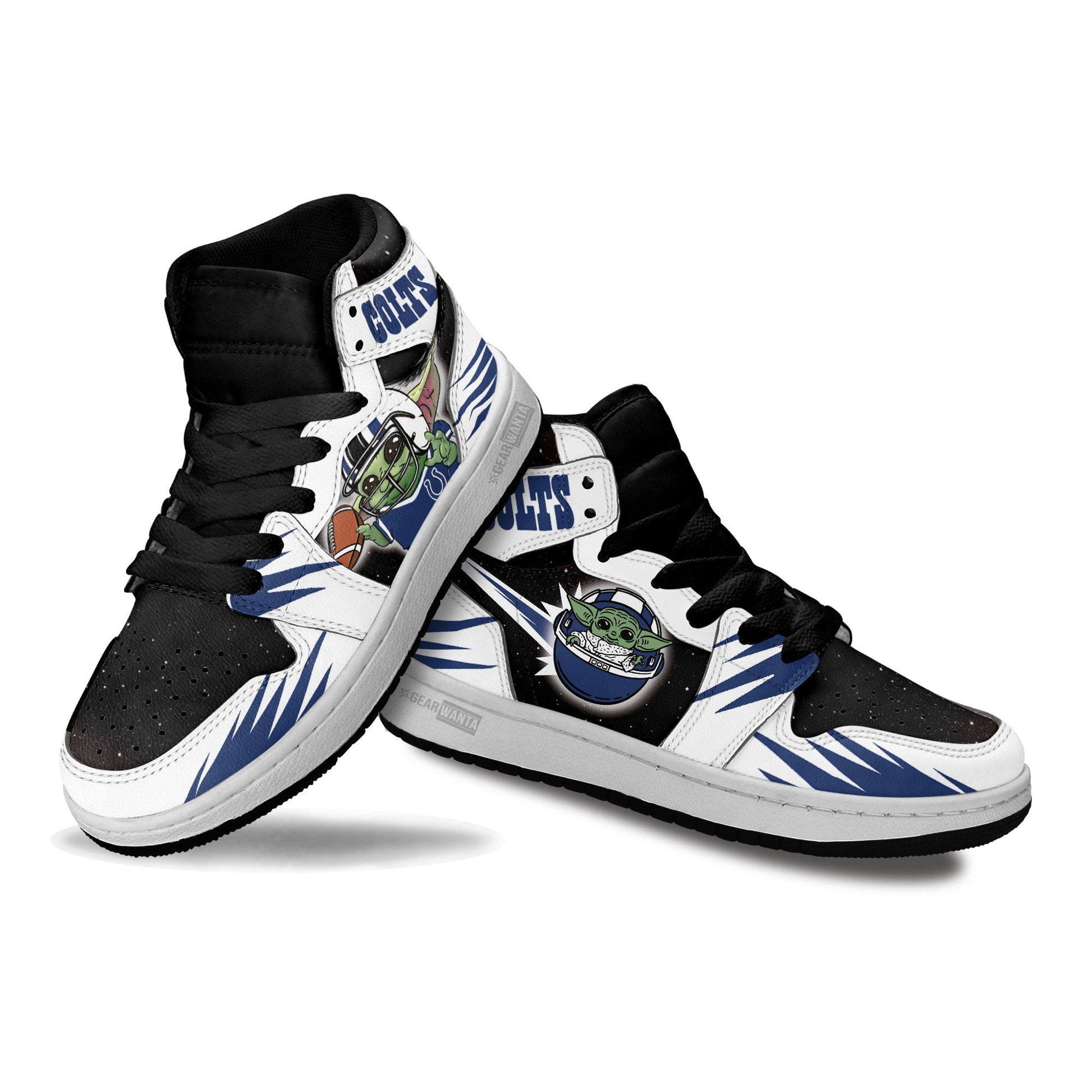 Indianapolis Colts Kid Sneakers Custom For Kids-Gear Wanta