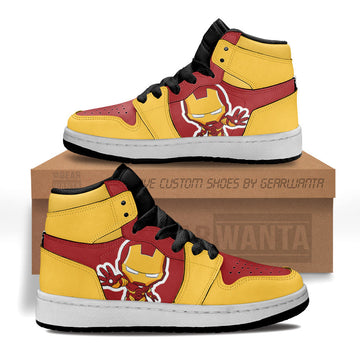 Iron Man Superhero Kid Sneakers Custom-Gear Wanta