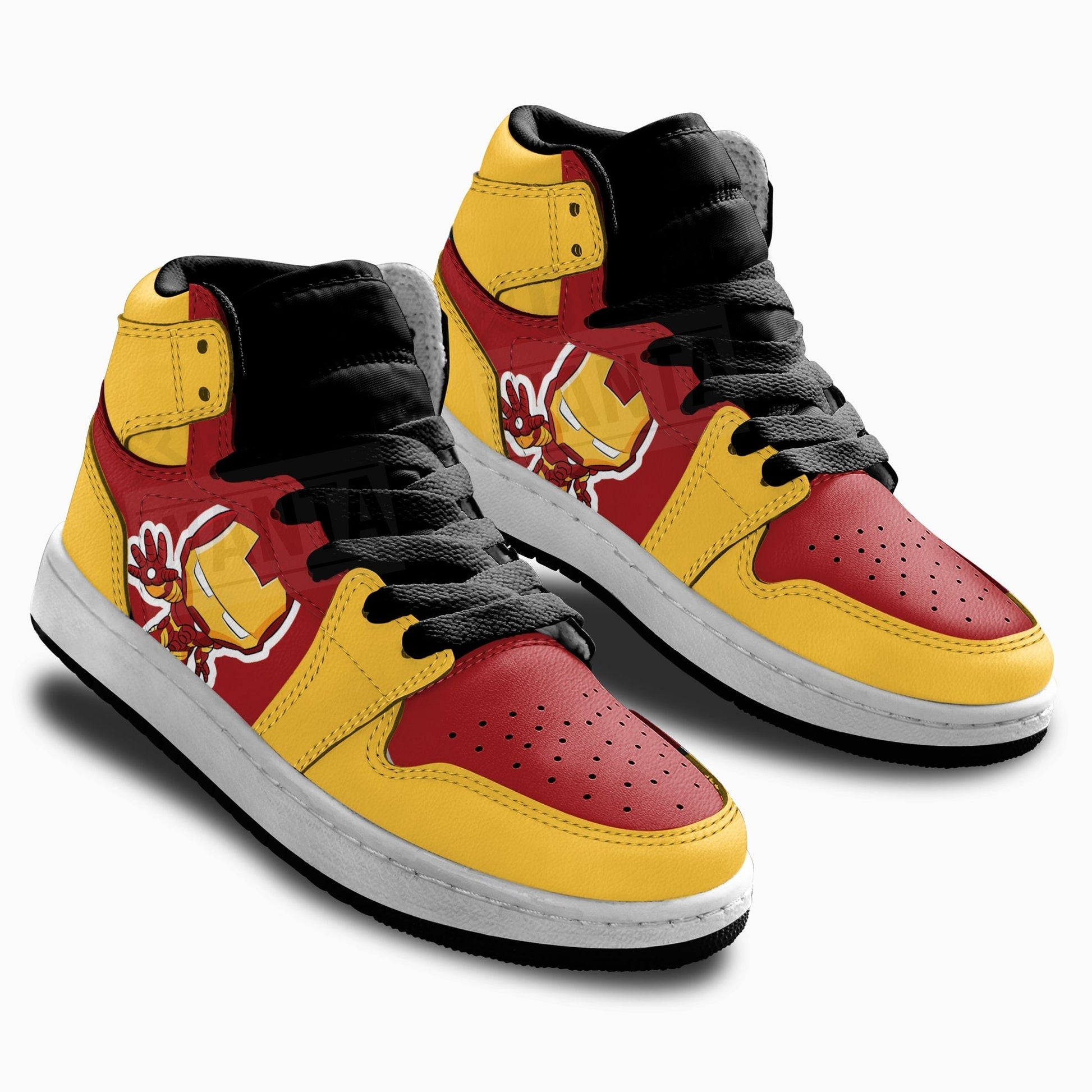 Iron Man Superhero Kid Sneakers Custom-Gear Wanta