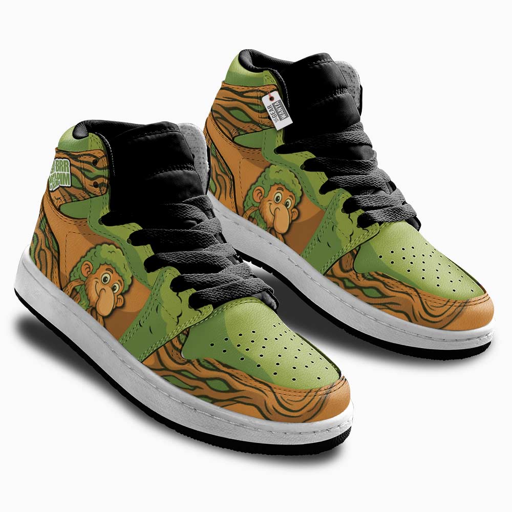 Gearwanta Italiano Brainrot Personalized Brr Brr Patapim Kid High-Top Leather Sneakers