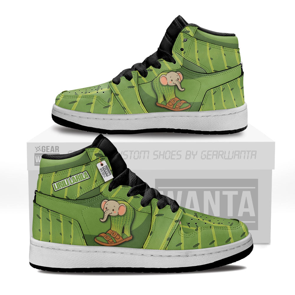 Gearwanta Italiano Brainrot Personalized Lirili Larila Kid High-Top Leather Sneakers