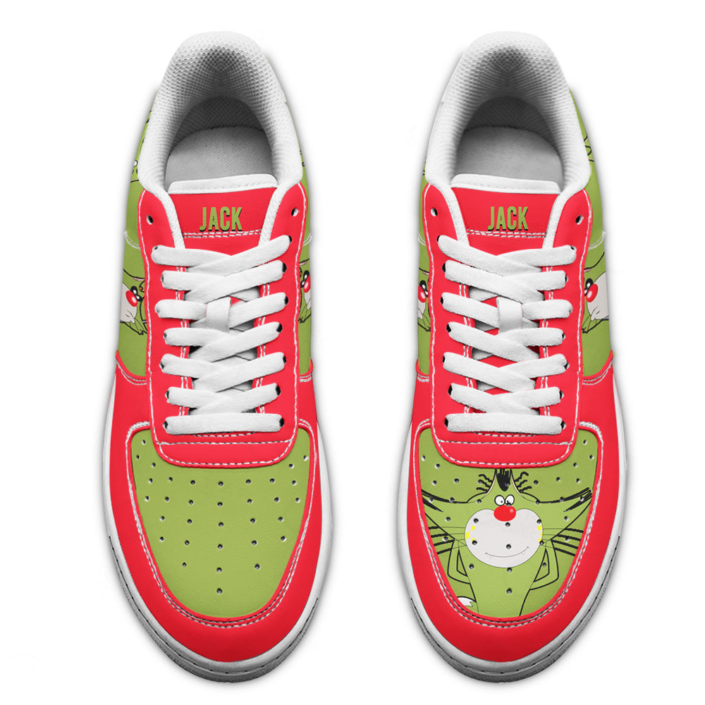 Jack Air Sneakers Custom Oggy and the Cockroaches Cartoon Shoes-Gear Wanta