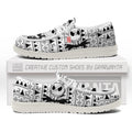 Jack Skellington Christmas Ugly Canvas Loafer Shoes-gearwanta.com