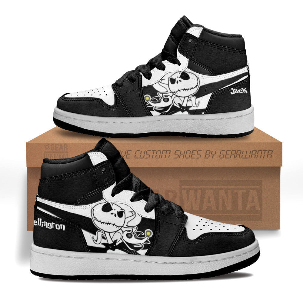 Jack Skellington Kid Sneakers Custom-Gear Wanta