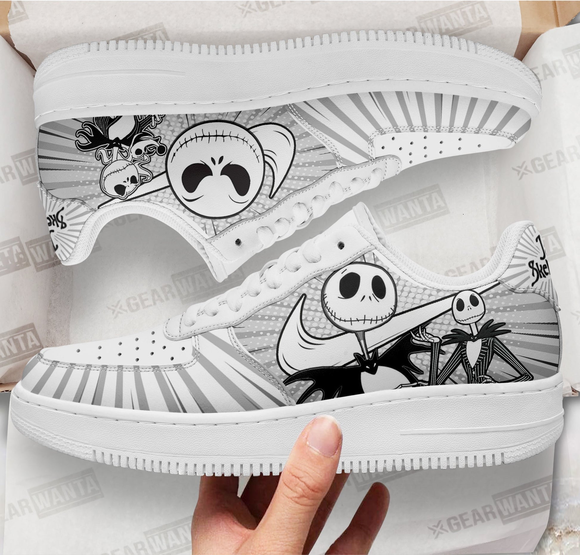 Jack Skellington Air Sneakers Custom Shoes-Gear Wanta