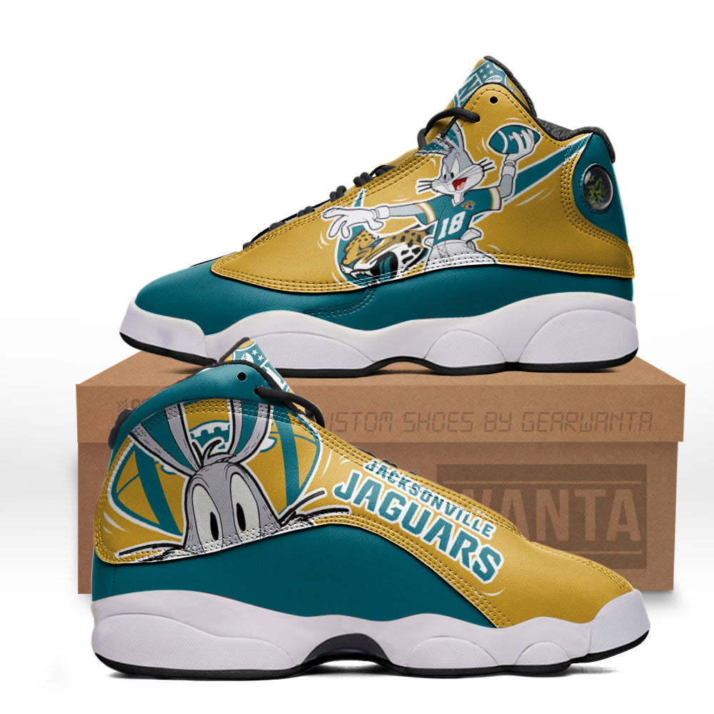 Jacksonville Jaguars J13 SneakersCustom Shoes-Gear Wanta