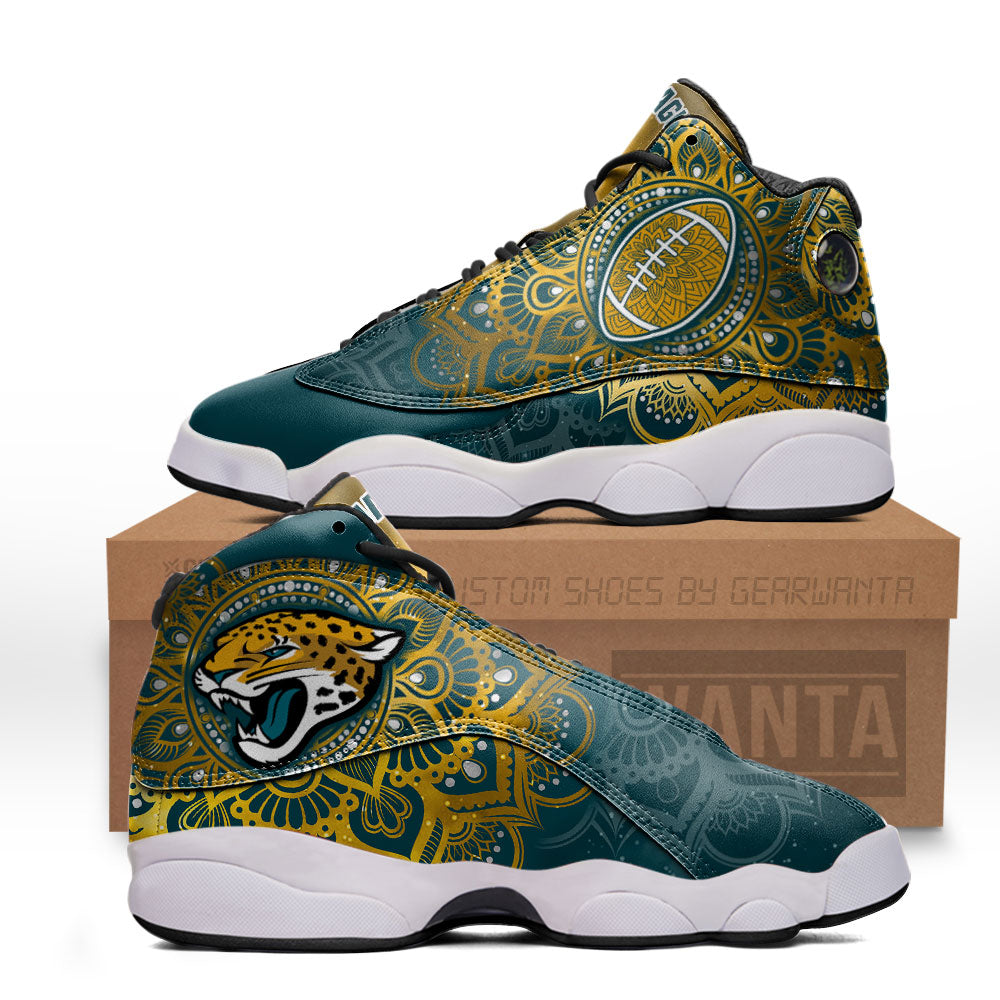 Jacksonville Jaguars J13 Sneakers Custom Shoes-Gear Wanta