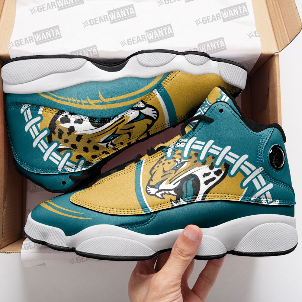 Jacksonville Jaguars J13 Sneakers Custom Shoes-Gear Wanta