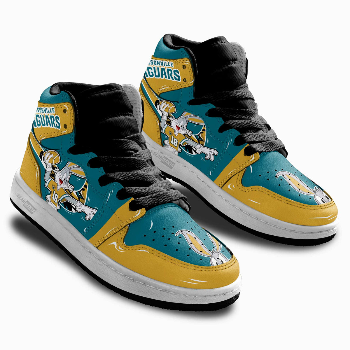 Jaguars Kid Sneakers Custom-Gear Wanta