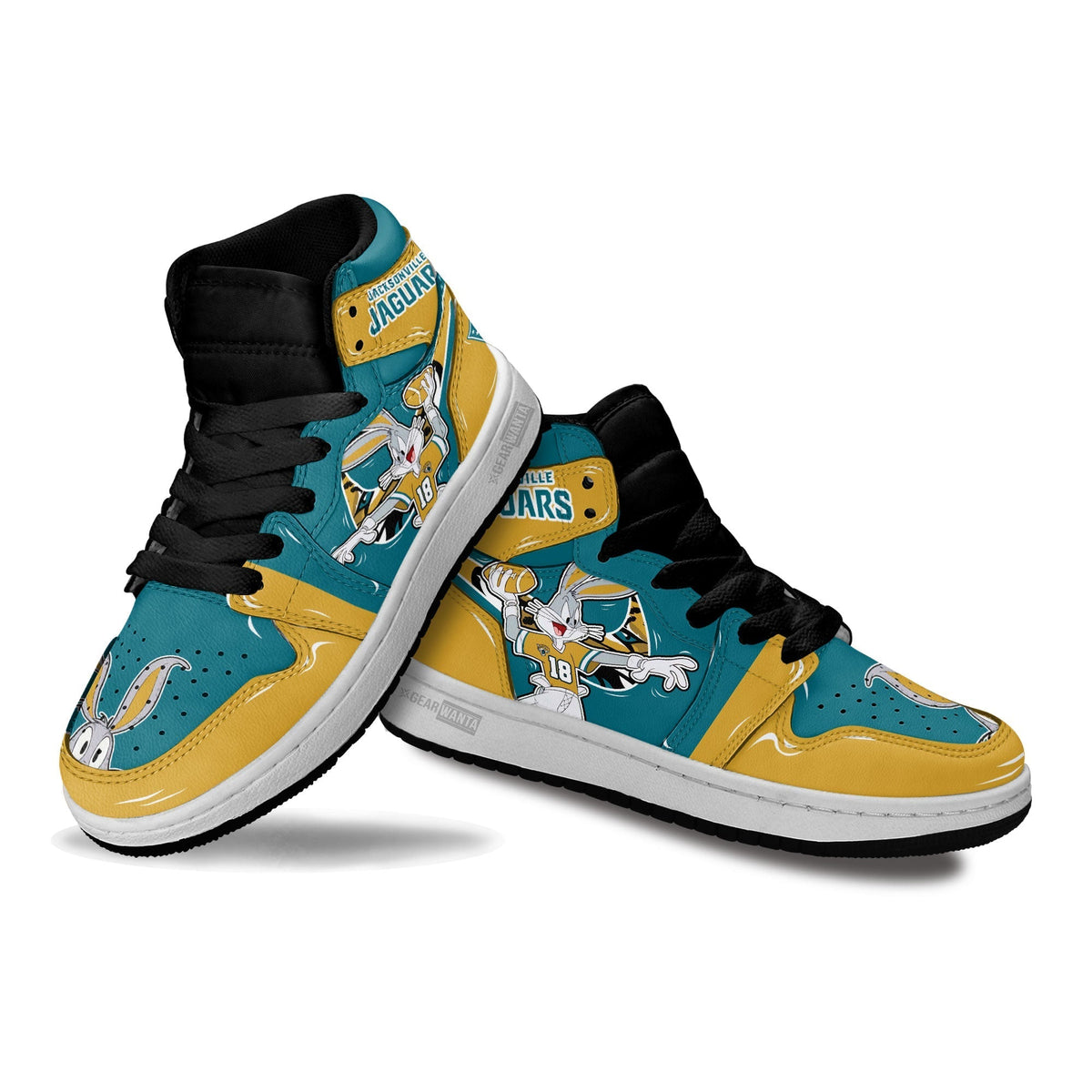 Jaguars Kid Sneakers Custom-Gear Wanta