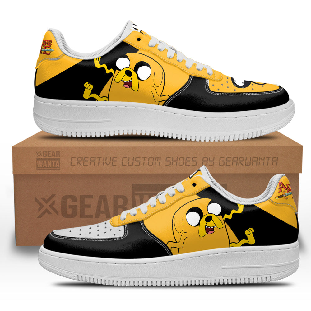 Jake The Dog Air Sneakers Custom Adventure Time Shoes-Gear Wanta