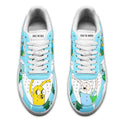 Jake and Finn Air Sneakers Custom Adventure Time Shoes-Gear Wanta