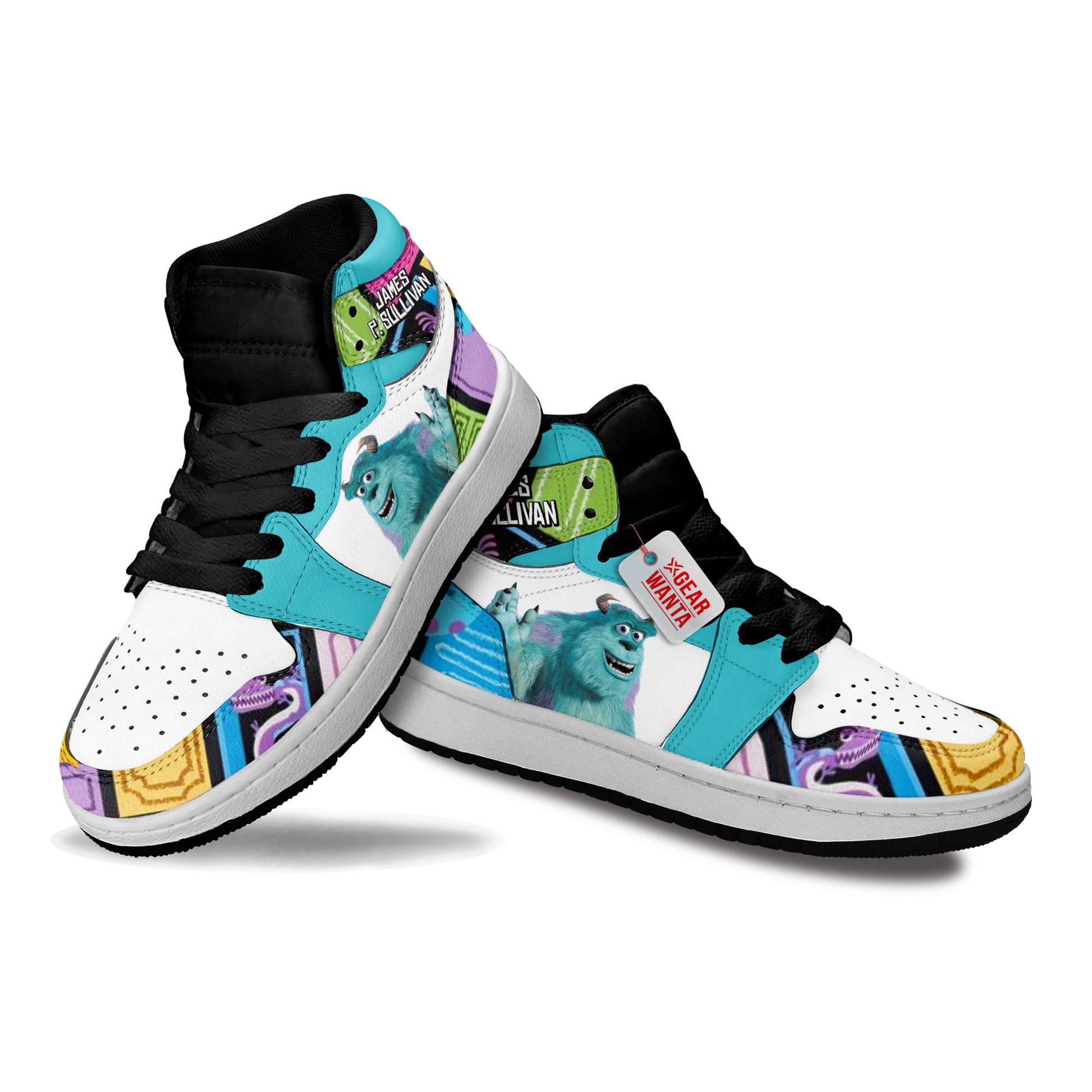 James P. Sullivan Kid J1s Sneakers Cartoon Collection - Gearwanta.com