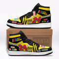 Jeff Gordon J1 Shoes Custom #24 Retro Cars Race Sneakers-Gear Wanta