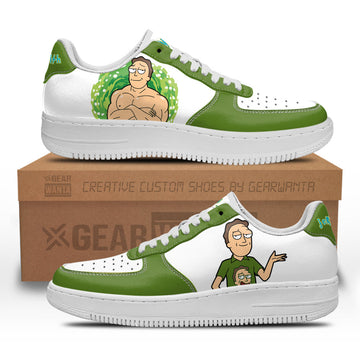 Jerry Smith Rick and Morty Custom Air Sneakers QD13-Gear Wanta