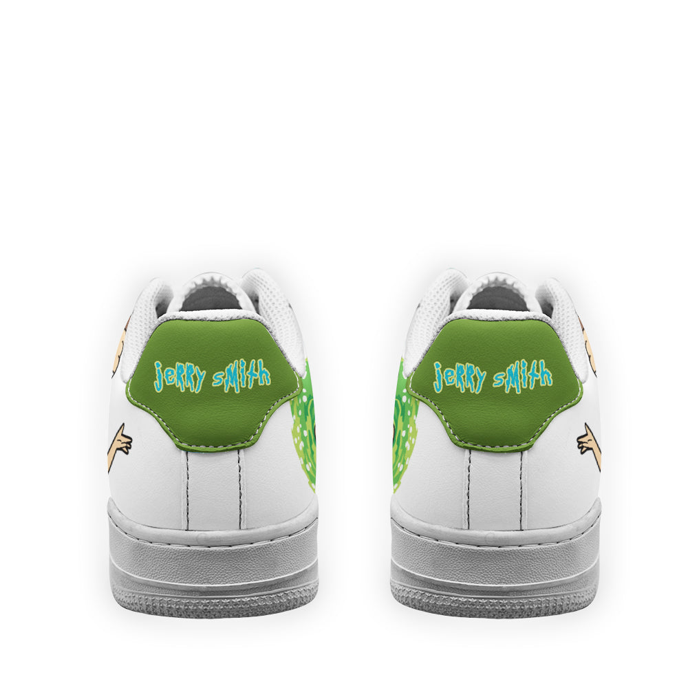Jerry Smith Rick and Morty Custom Air Sneakers QD13-Gear Wanta