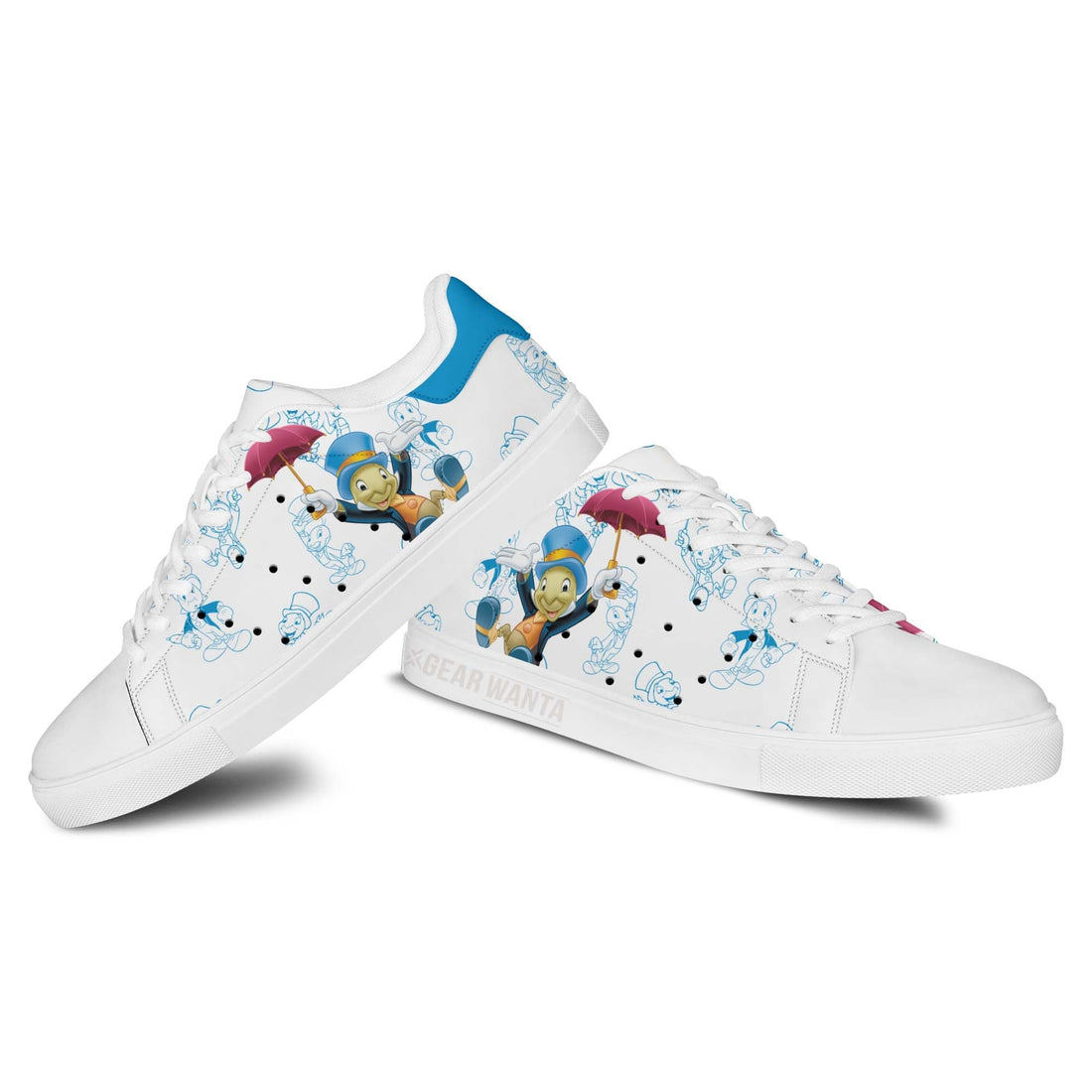 Jiminy Cricket Stan Shoes Custom Pinocchio Cartoon Shoes-Gear Wanta