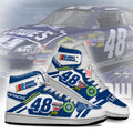 Jimmie Johnson J1 Shoes Custom #48 Cars Race Sneakers-Gear Wanta