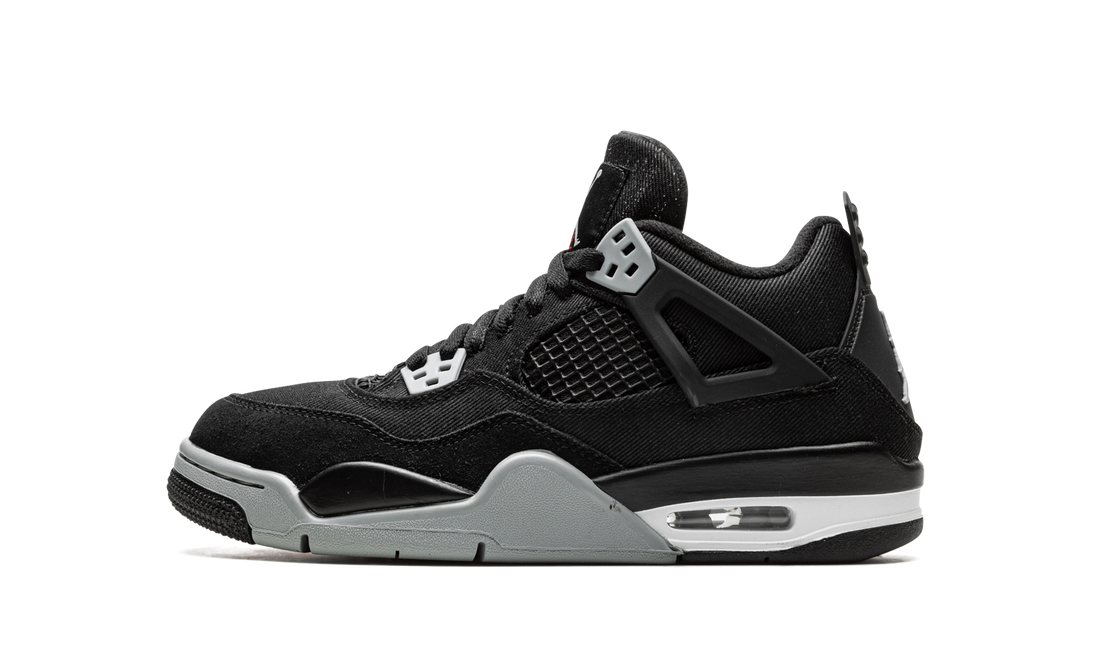 Air Jordan 4 GS "Black Canvas"
