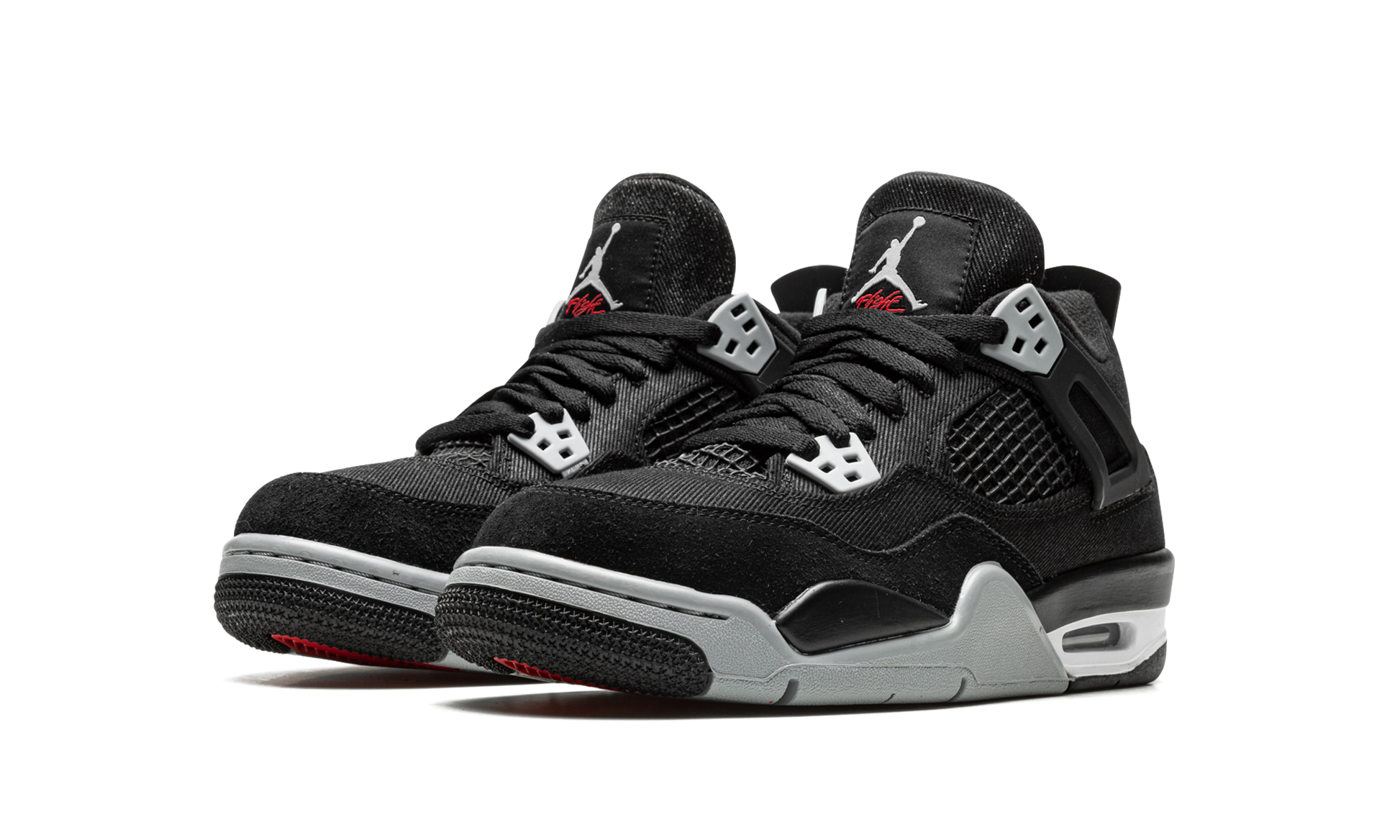 Air Jordan 4 GS "Black Canvas"