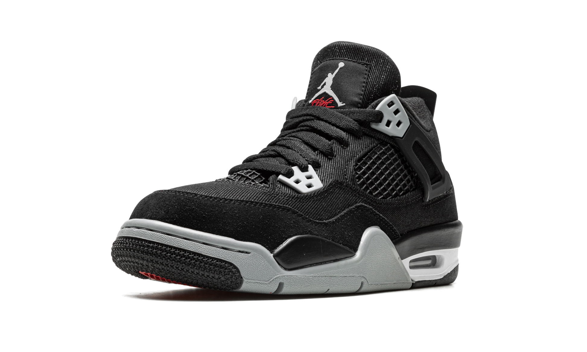 Air Jordan 4 GS "Black Canvas"