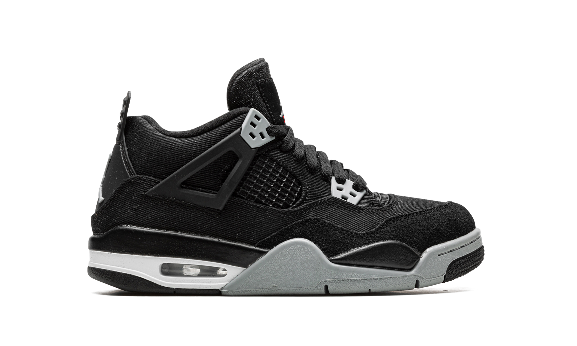 Air Jordan 4 GS "Black Canvas"
