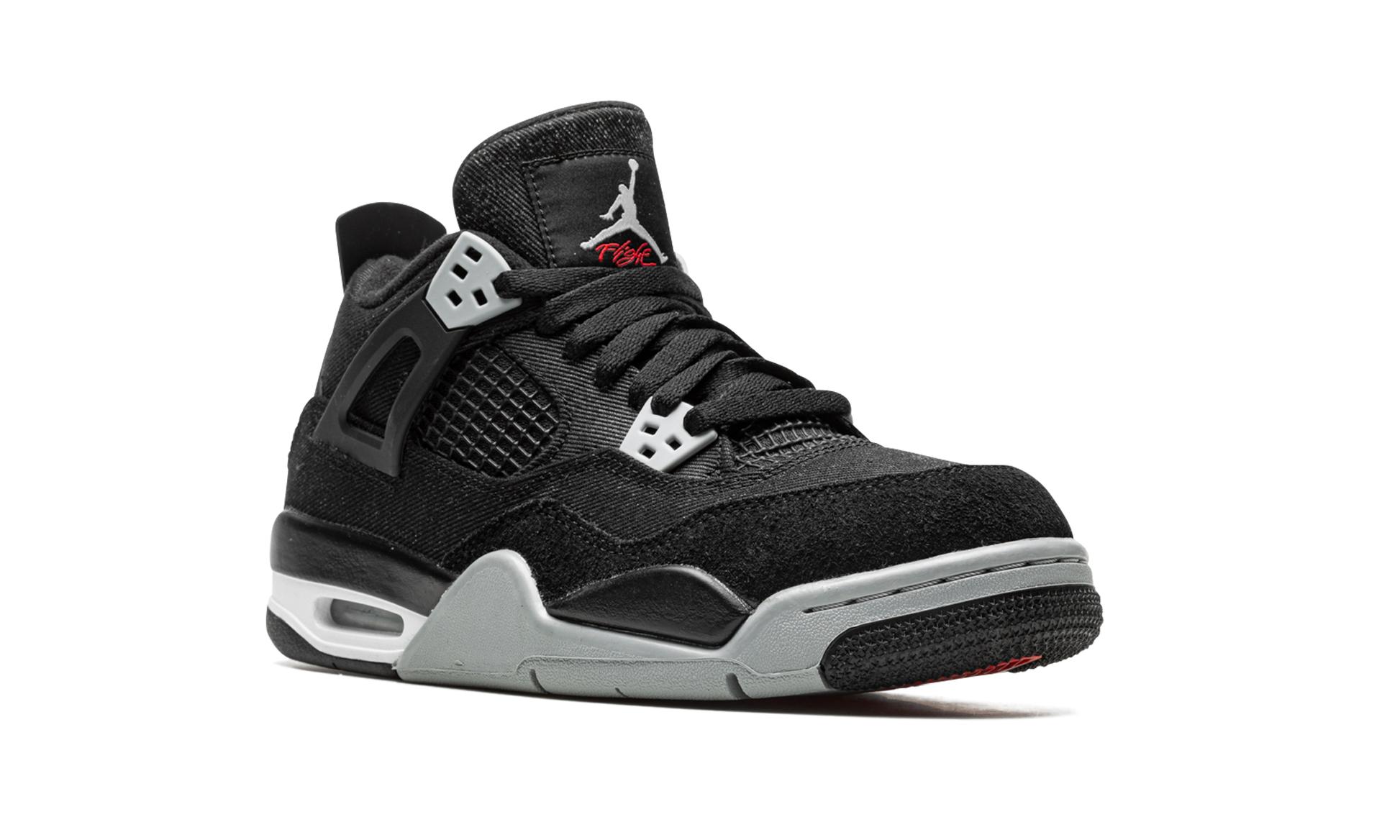 Air Jordan 4 GS "Black Canvas"
