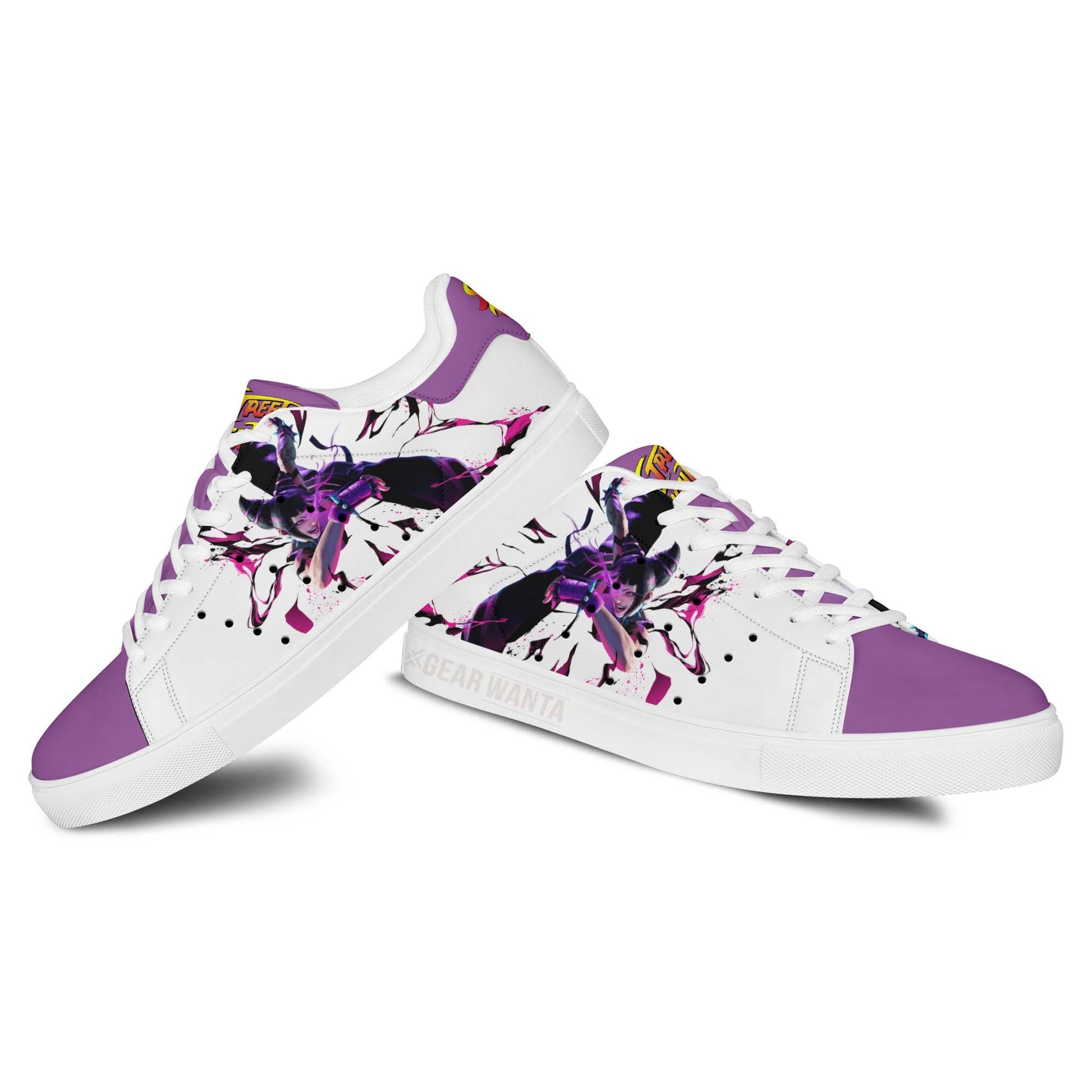 Juri Stan Shoes Custom Street Fighter Game Shoes-Gear Wanta