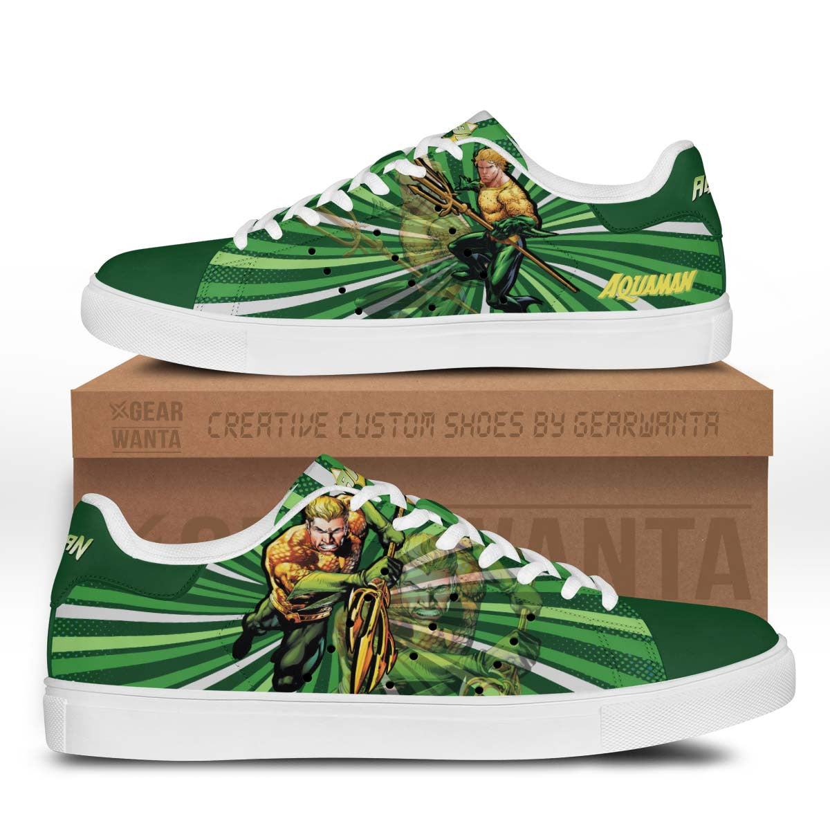 Justice League Aquaman Stan Shoes Custom-Gear Wanta