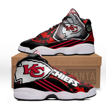 KC Chiefs J13 Sneakers Custom Shoes-Gear Wanta