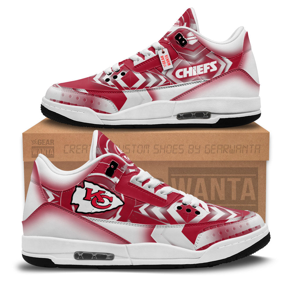 KC Chiefs J3 Sneakers Custom Shoes-Gear Wanta