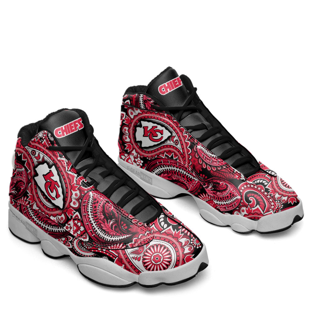 Kansas City Chiefs J13 Sneakers Custom Shoes-Gear Wanta