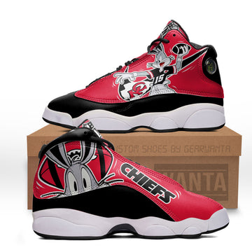 Kansas City Chiefs J13 SneakersCustom Shoes-Gear Wanta