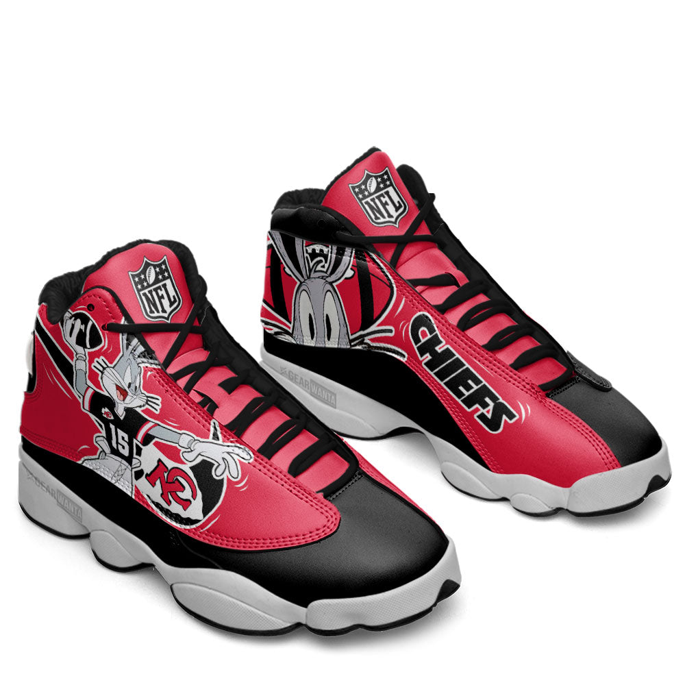 Kansas City Chiefs J13 SneakersCustom Shoes-Gear Wanta