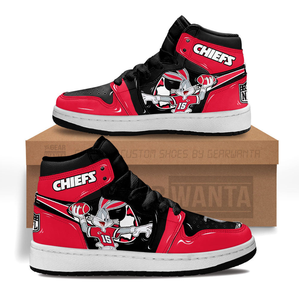 Kansas City Chiefs Kid Sneakers Custom-Gear Wanta