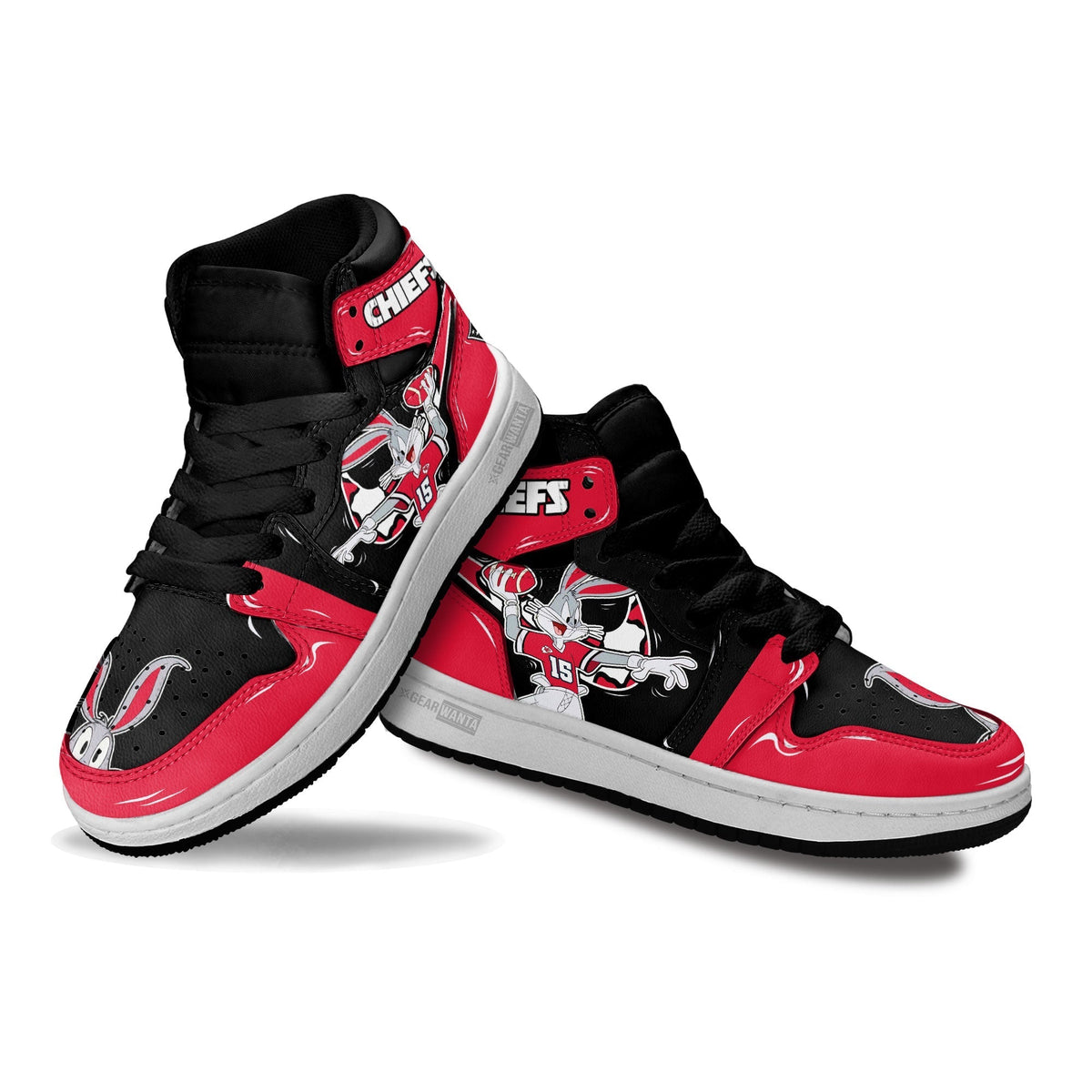 Kansas City Chiefs Kid Sneakers Custom-Gear Wanta