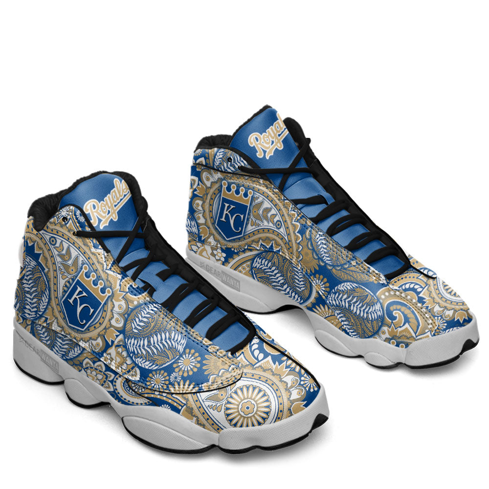 Kansas City Royals J13 Sneakers Custom Shoes-Gear Wanta