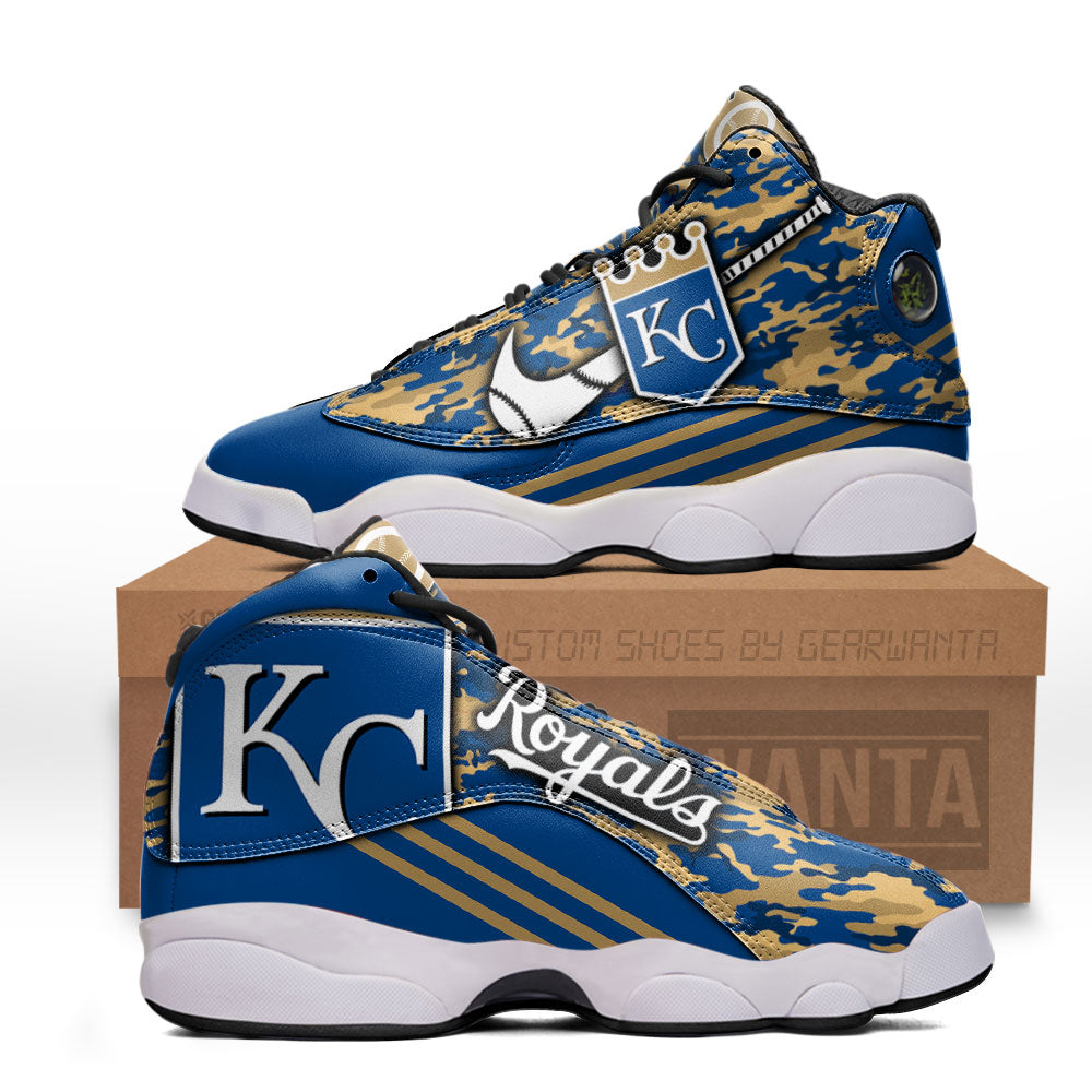 Kansas City Royals J13 Sneakers Custom Shoes-Gear Wanta