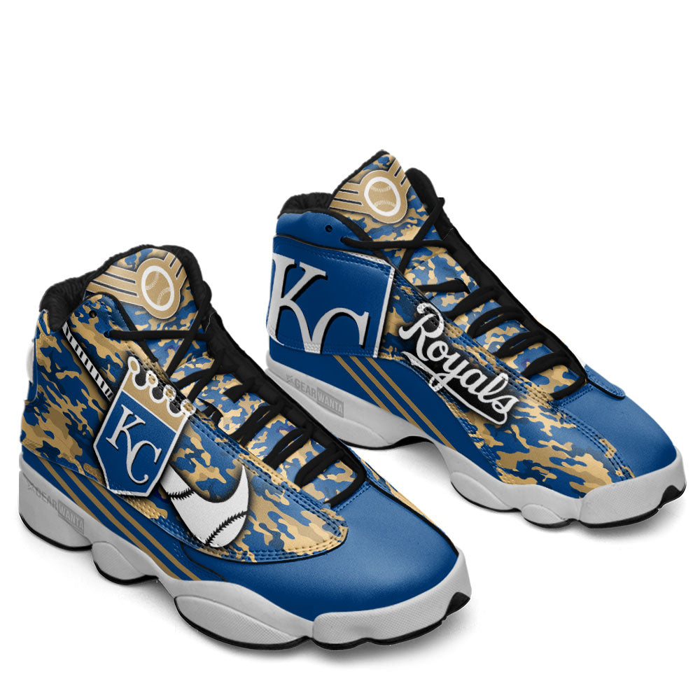 Kansas City Royals J13 Sneakers Custom Shoes-Gear Wanta