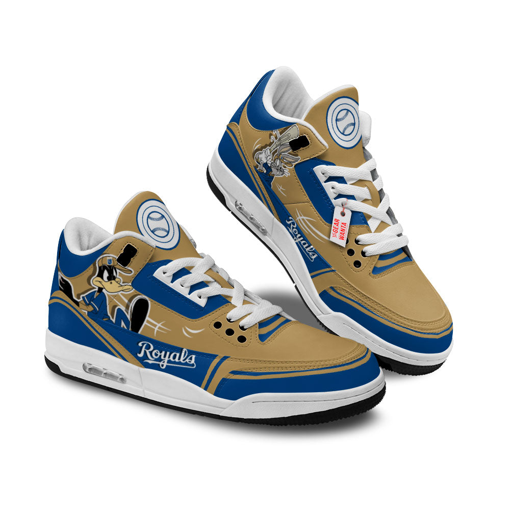 Kansas City Royals J3 Sneakers Custom Shoes-Gear Wanta