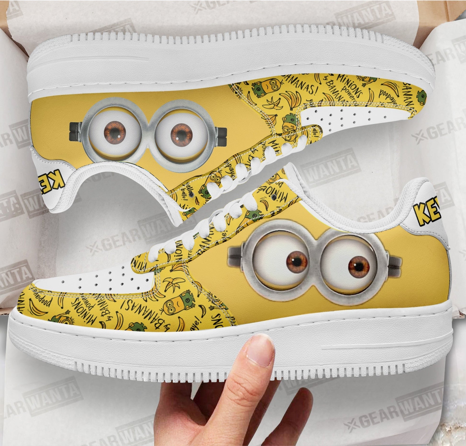 Kevin Minion Air Sneakers Custom Shoes-Gear Wanta