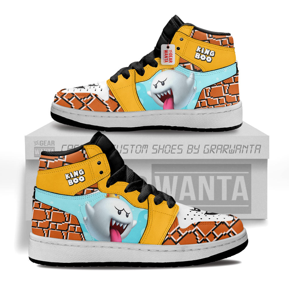 King Boo Kid J1s Sneakers Personalized Cartoon Collection - Gearwanta.com