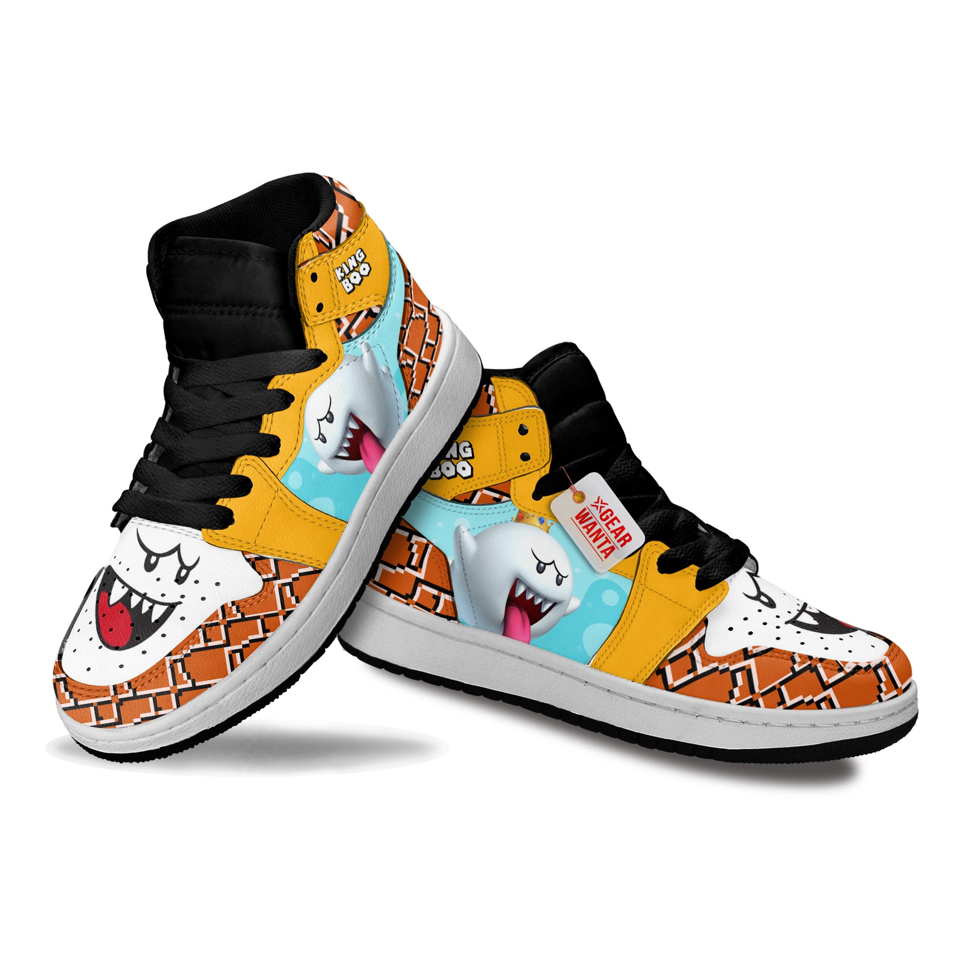 King Boo Kid J1s Sneakers Personalized Cartoon Collection - Gearwanta.com