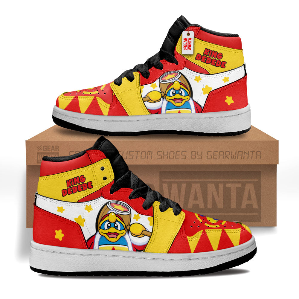 King Dedede Kirby Kid Sneakers Custom For Kids-Gear Wanta