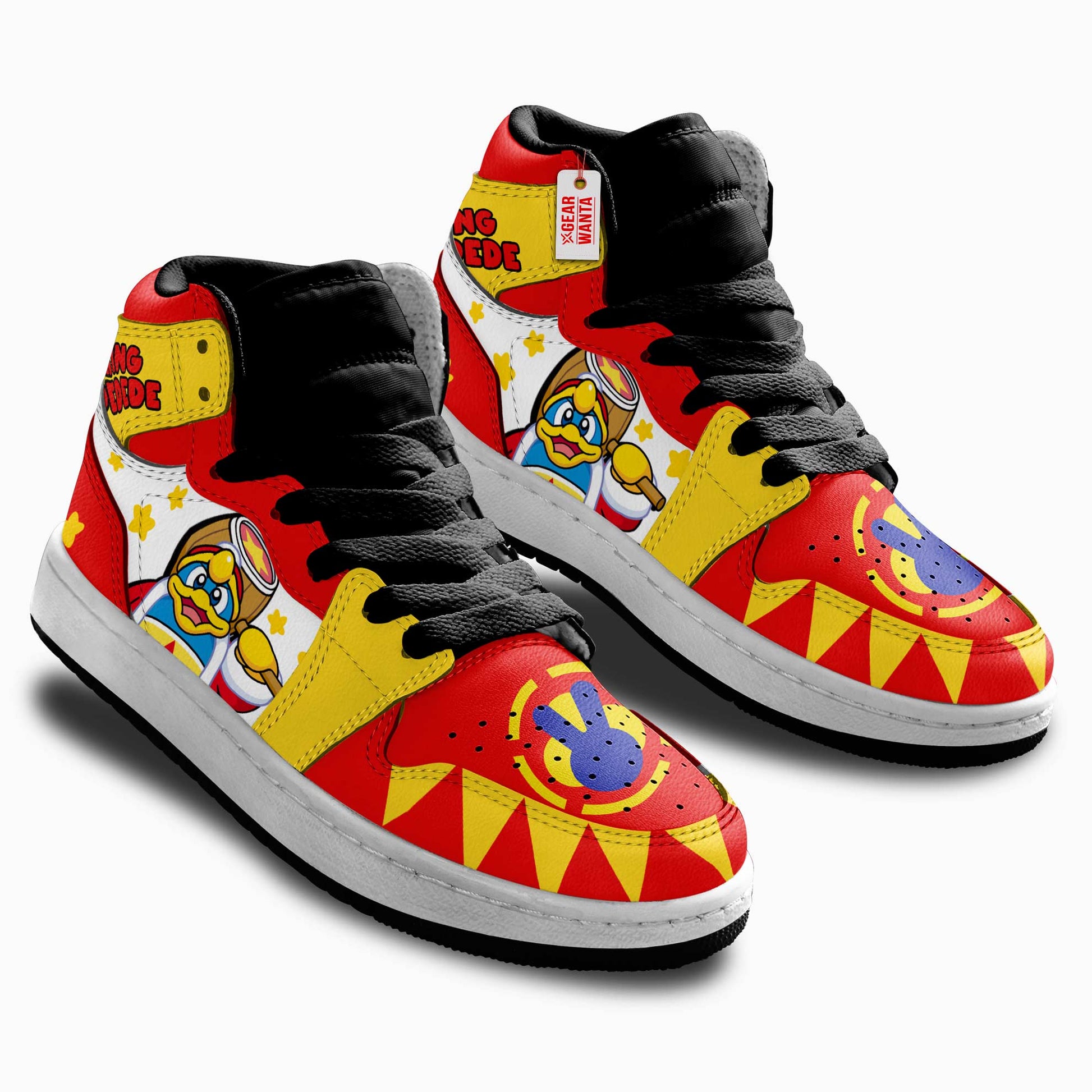 King Dedede Kirby Kid Sneakers Custom For Kids-Gear Wanta